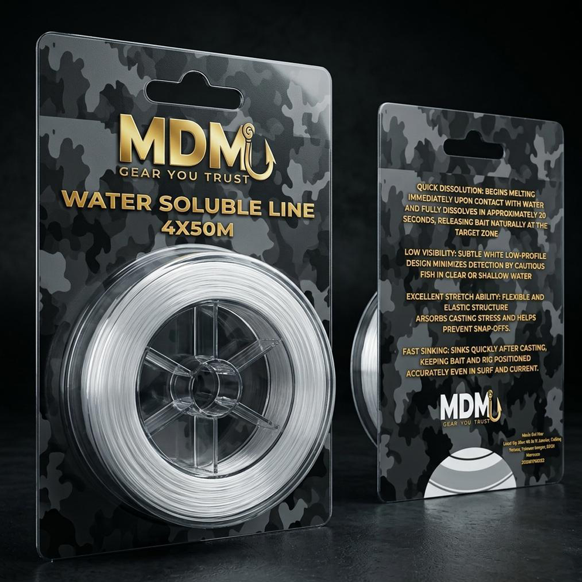 WATER-SOLUBLE-LINE Water Soluble Line - fil soluble pour appâts MDM